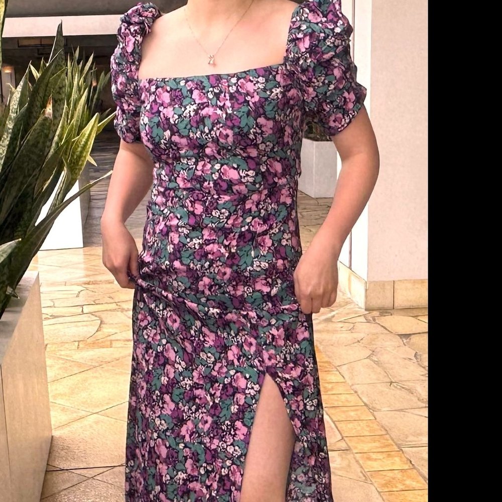 NWT Reformation inspired floral Midi Dress